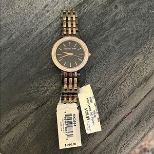 Michael Kors Black and Gold Watch